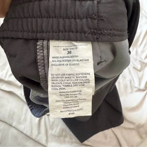 PGA TOUR Men's Golf Shorts Black Performance Stretch Size 36 Classic Fit - Picture 7 of 11